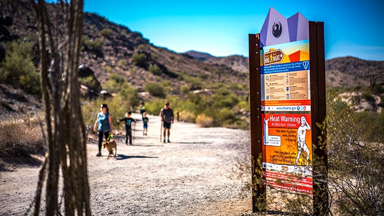 Phoenix es considerada en Arizona, junto a Tucsón, una de las mejores ciudades para realizar senderismo (Foto @PhoenixParks en Twitter).