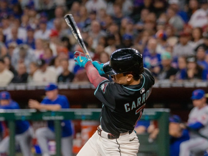 Corbin Carroll mantuvo a los locales en la pelea con un cuadrangular solitario.